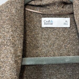 Croft & Barrow Tan Tweed Jacket